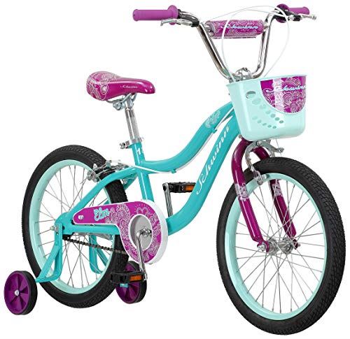 Elm Girls Bike for Toddlers and Kids, 18-Inch Wheels, Teal