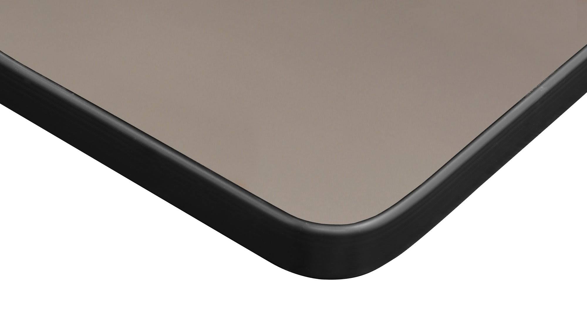 Regency Mahogany/Mocha Walnut 72x22 x 24x22 Rectangle Laminate Table Top