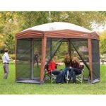 12ft x 10ft Hexag Canopy Gazebo with Removable ct Screen