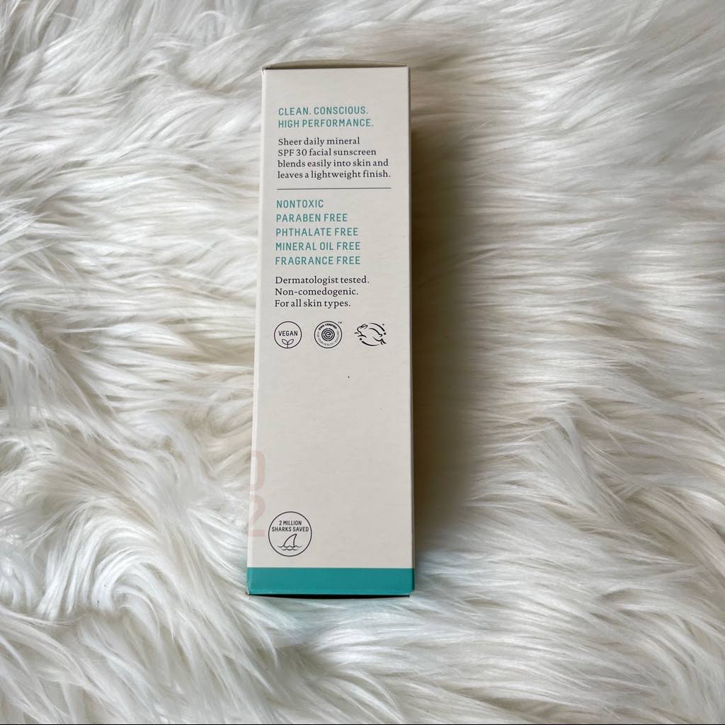 Biossance Squalane Zinc Sheer Mineral Sunscreen SPF30 - 100 ml/3.38 oz