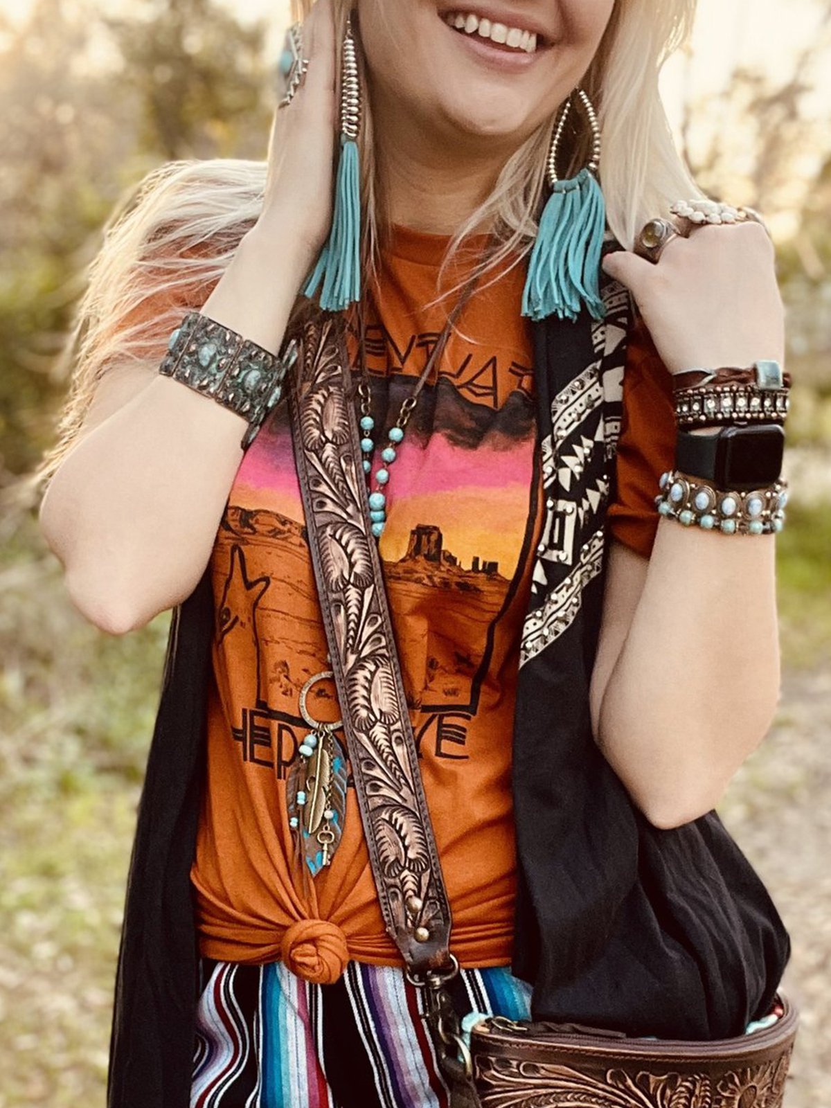 Crew Neck Short Sleeve Vintage Shirts & Tops