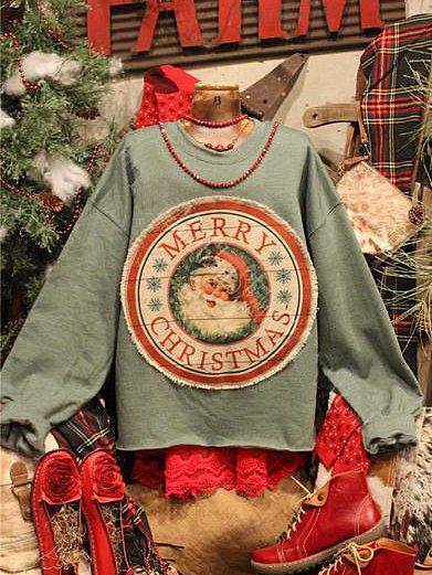 Long Sleeve Cotton Vintage Shirts & Tops