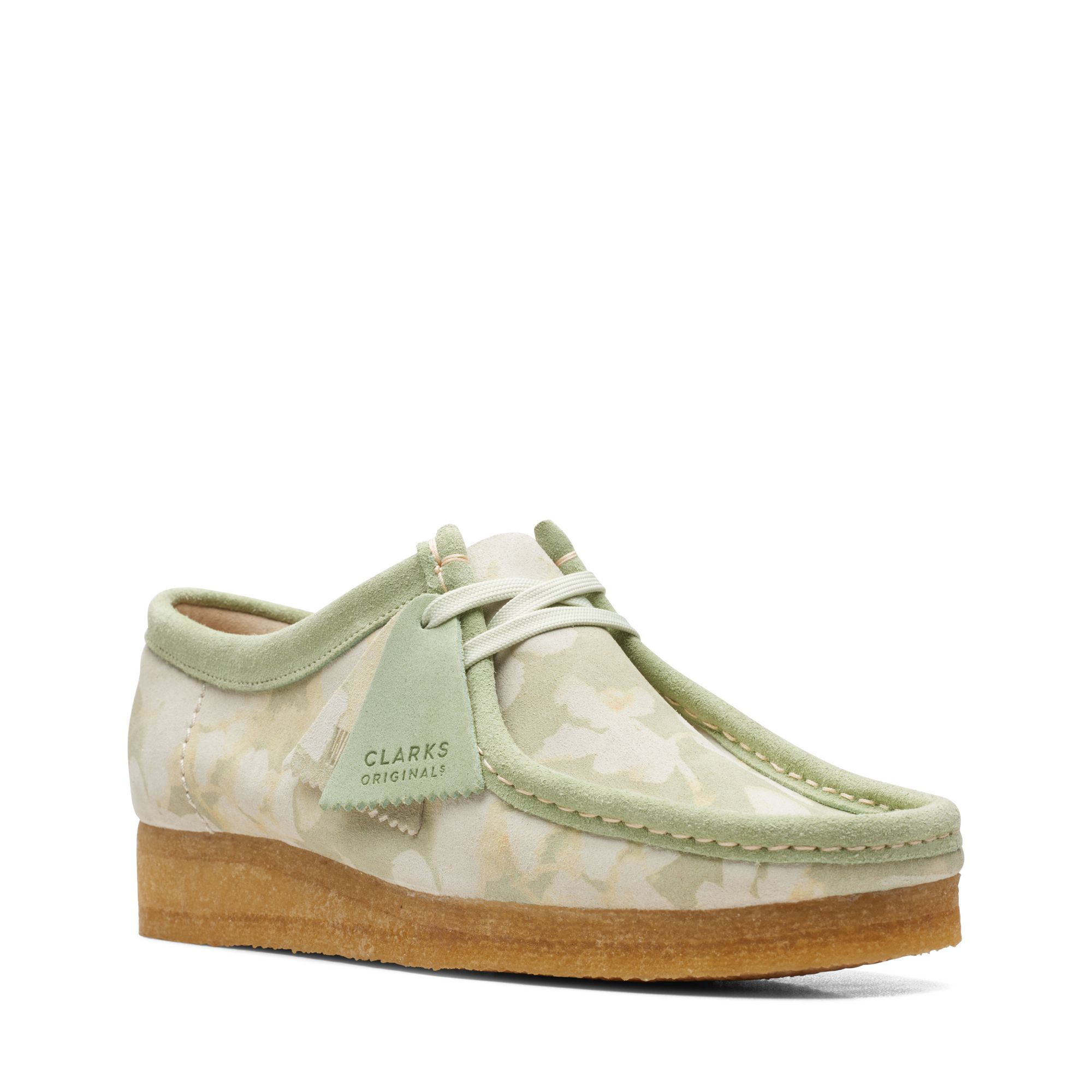 Women Wallabee Green Floral