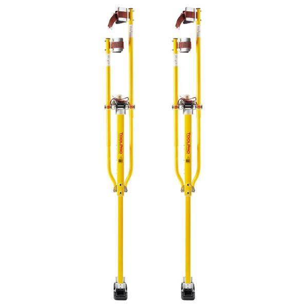 Toolpro 48 in. to 64 in. Magnesium Adjustable Drywall Stilts