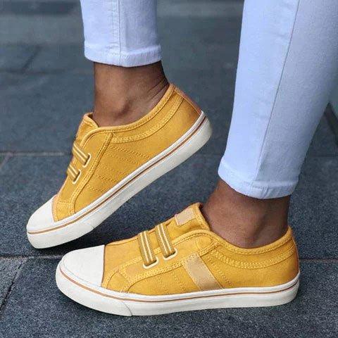 Slide Canvas Round Toe Casual Outdoor Spring/fall Women Sneakers