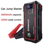 2000A 38000mAh  Jump Starter Power Bank Portable Charger Starting Device For 6.0L/4.0L