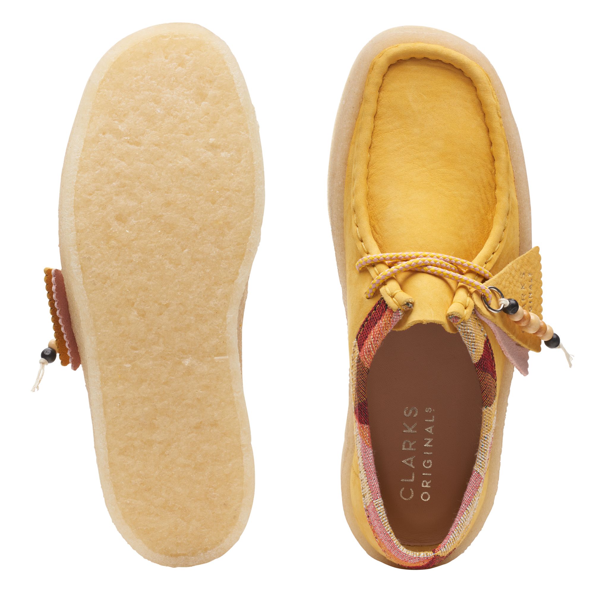 Women Wallabee Cup Yellow Nubuck