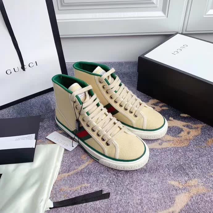 20秋季最新专柜款-古驰Gucci秋季新款1977系列高帮版！超经典好看 休闲运动百搭