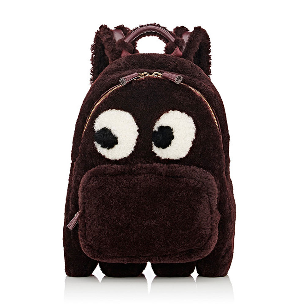 Ghost Shearling Mini-Backpack