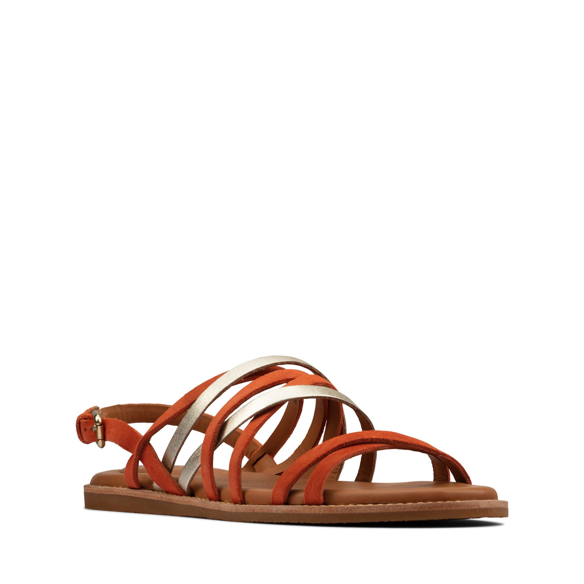 Women Sandals Karsea Ankle Bright Orange