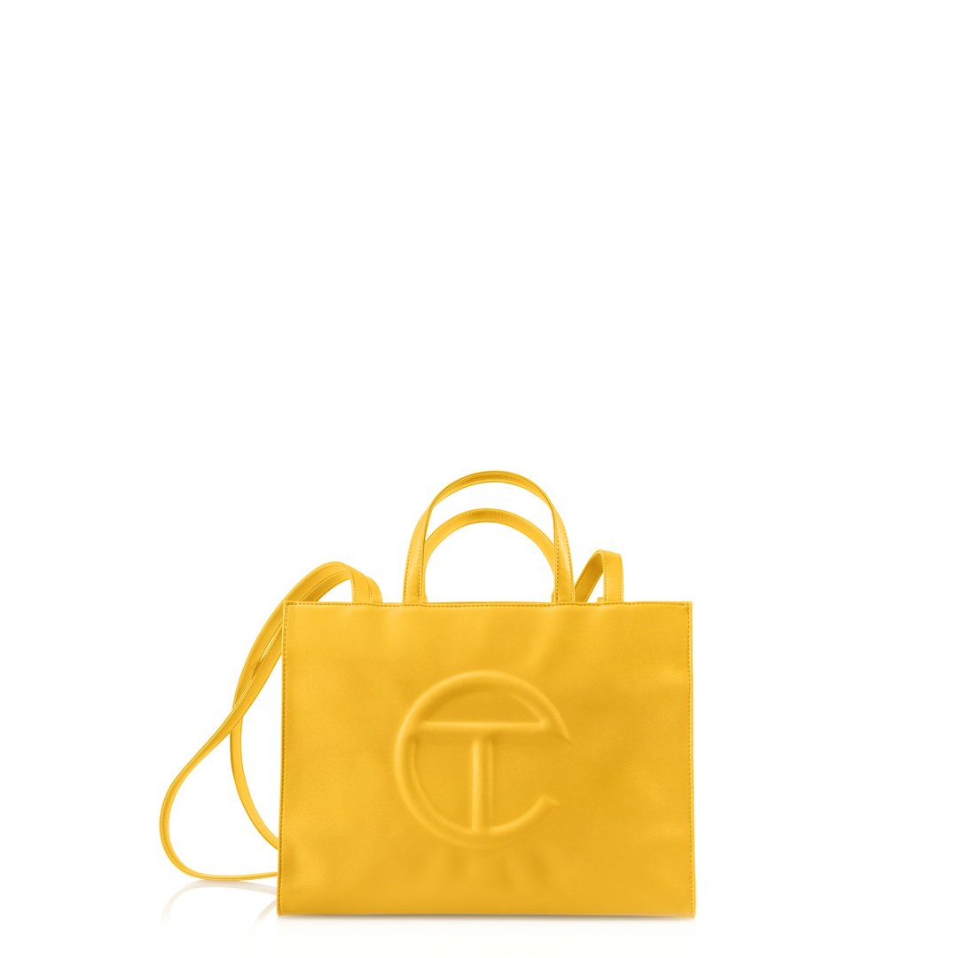 Medium Yellow Shopping Bag