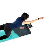 YogiFi Smart Non-Slip Meditation Travel Yoga Mat �C Exercising Pad, Strength, Endurance & Balance Training, Home Gym Workouts- Grey