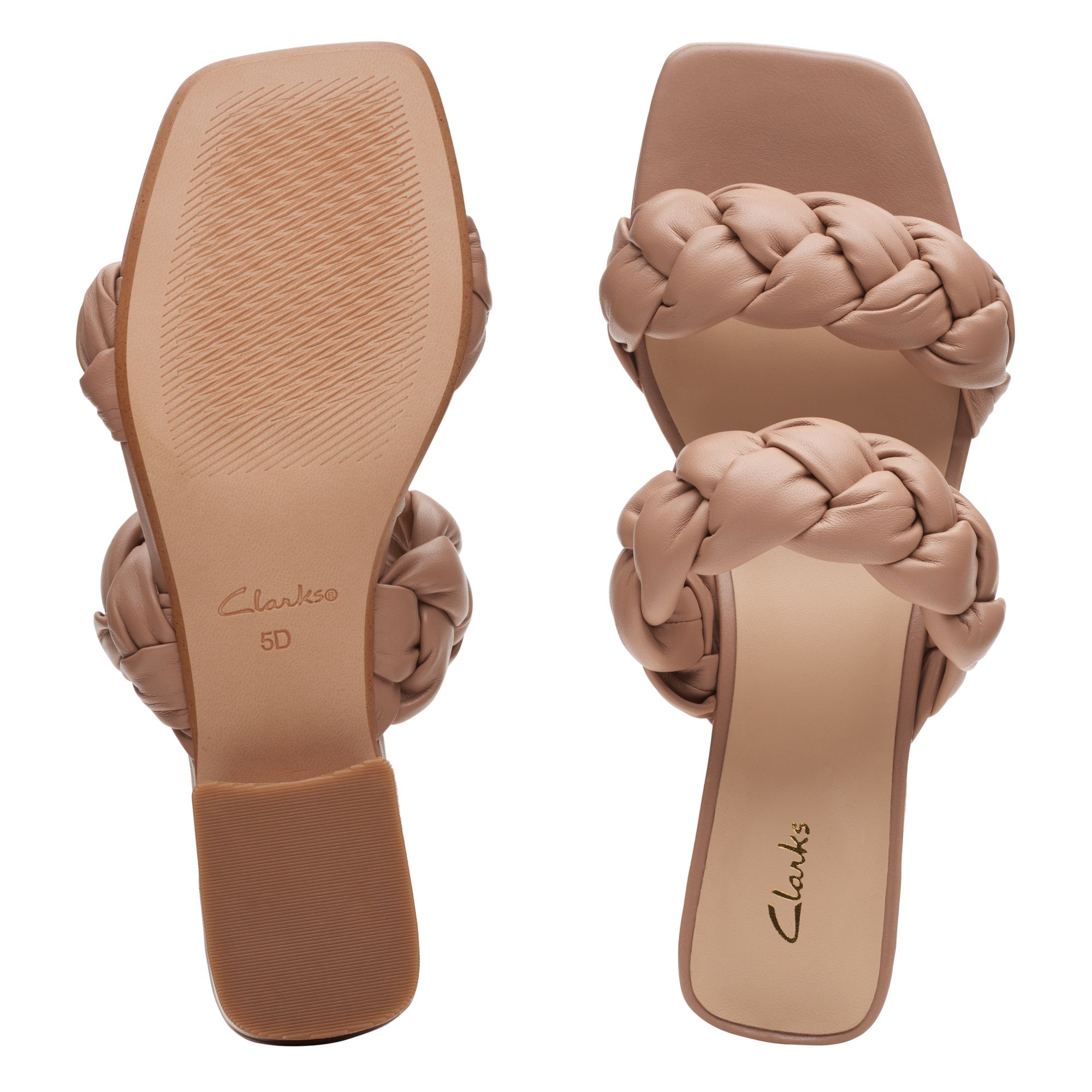 Women Sandals Seren25 Braid Praline Leather