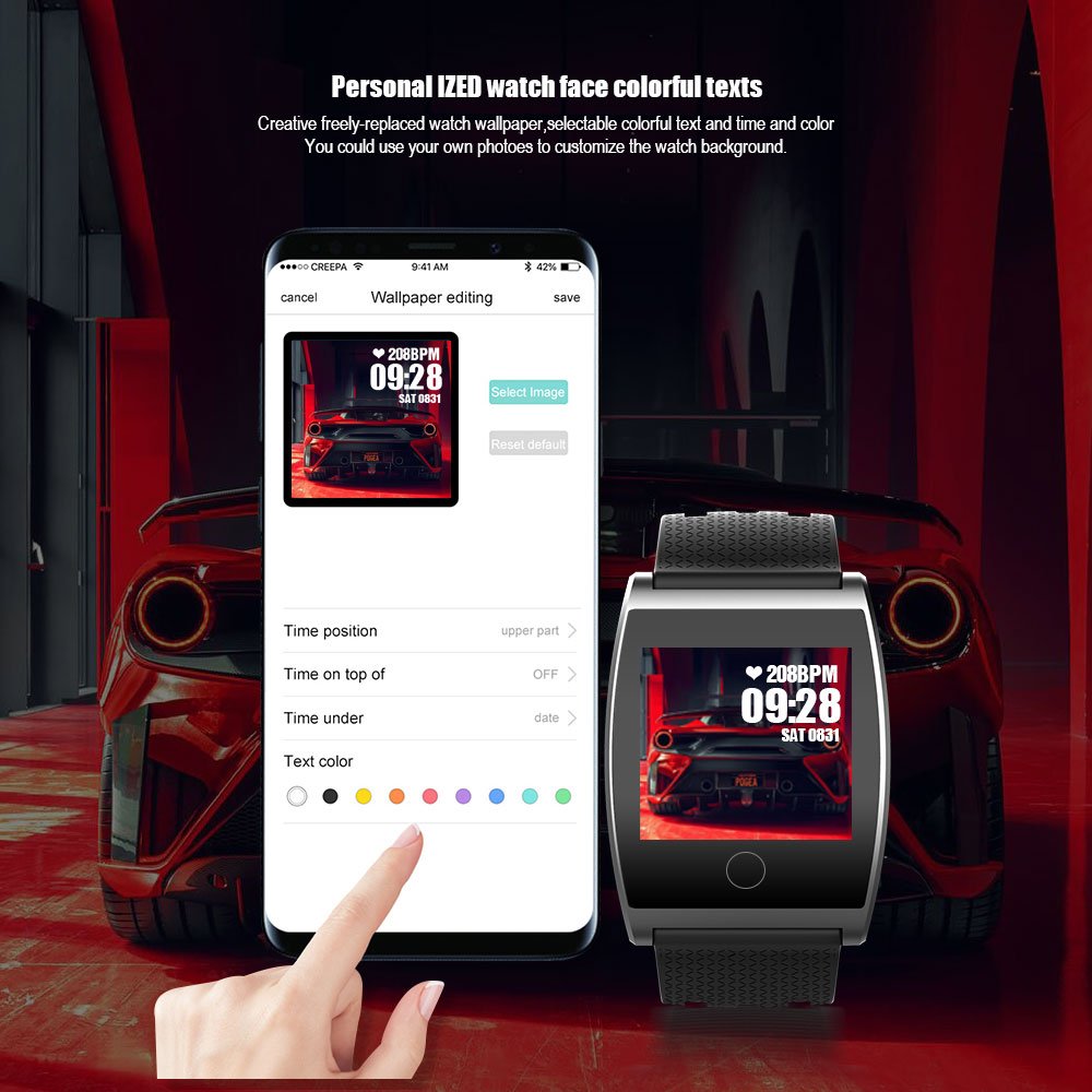 VERYFiTEK QS05 Smart Wristband Watch Blood Pressure Oxygen Smart Band Customize Watch Dial Heart Rate Monitor Fitness Bracelets