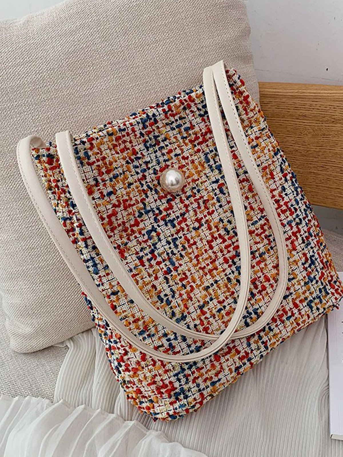 Cotton Magnetic Shoulder Bags