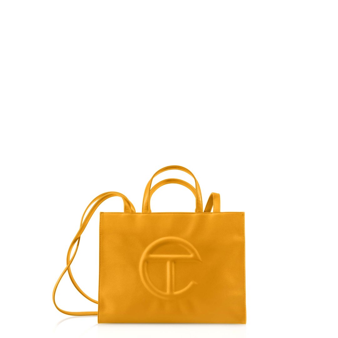 Medium Mustard Shopping Bag