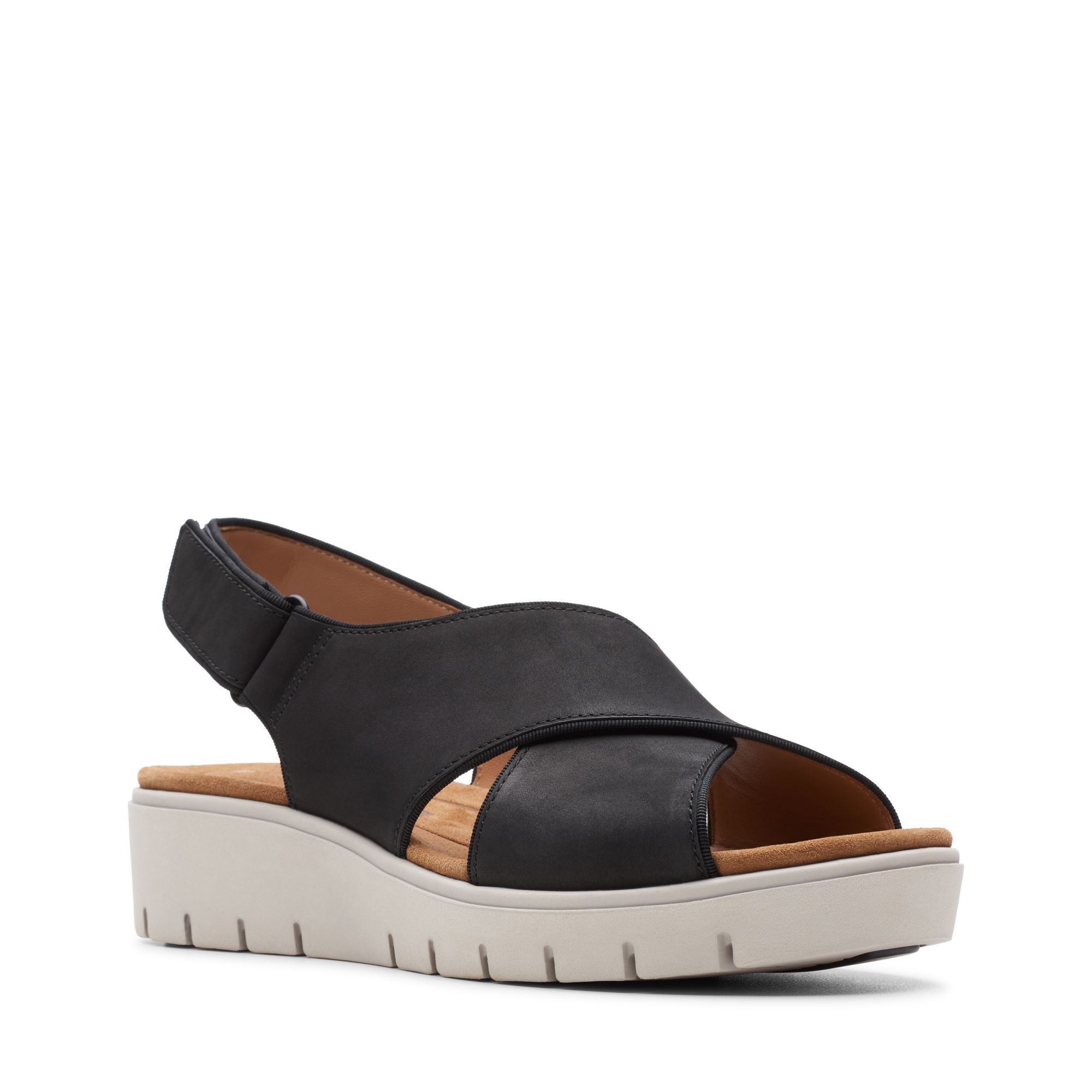 Women Sandals Un Karely Sun Black Nubuck