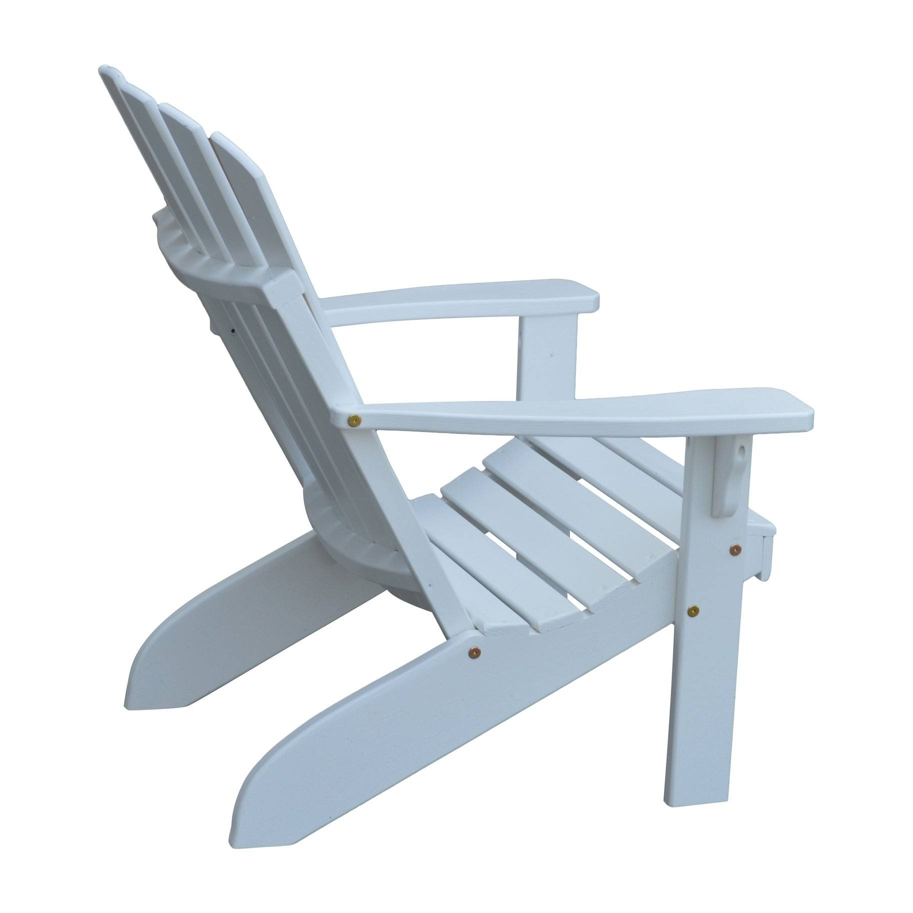 Pine Fanback Adirondack Chair - Cedar Stain