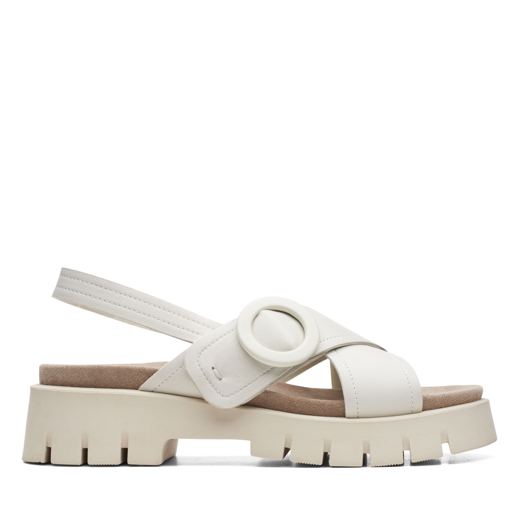 Women Sandals Motive Sun Ivory Leather