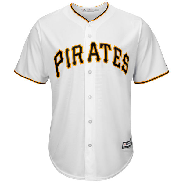 Men's Pittsburgh Pirates Majestic White Home Cool Base Team Jersey