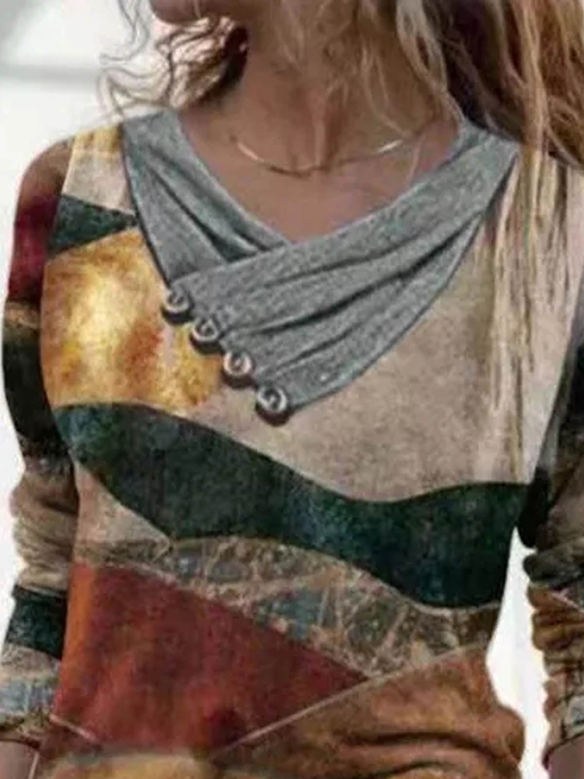 Cotton Long Sleeve Shirts & Tops