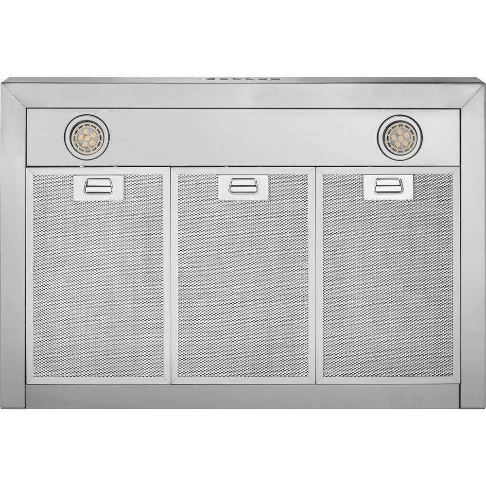 GE 30x22 Stainless Steel Designer Wall Mount Hood