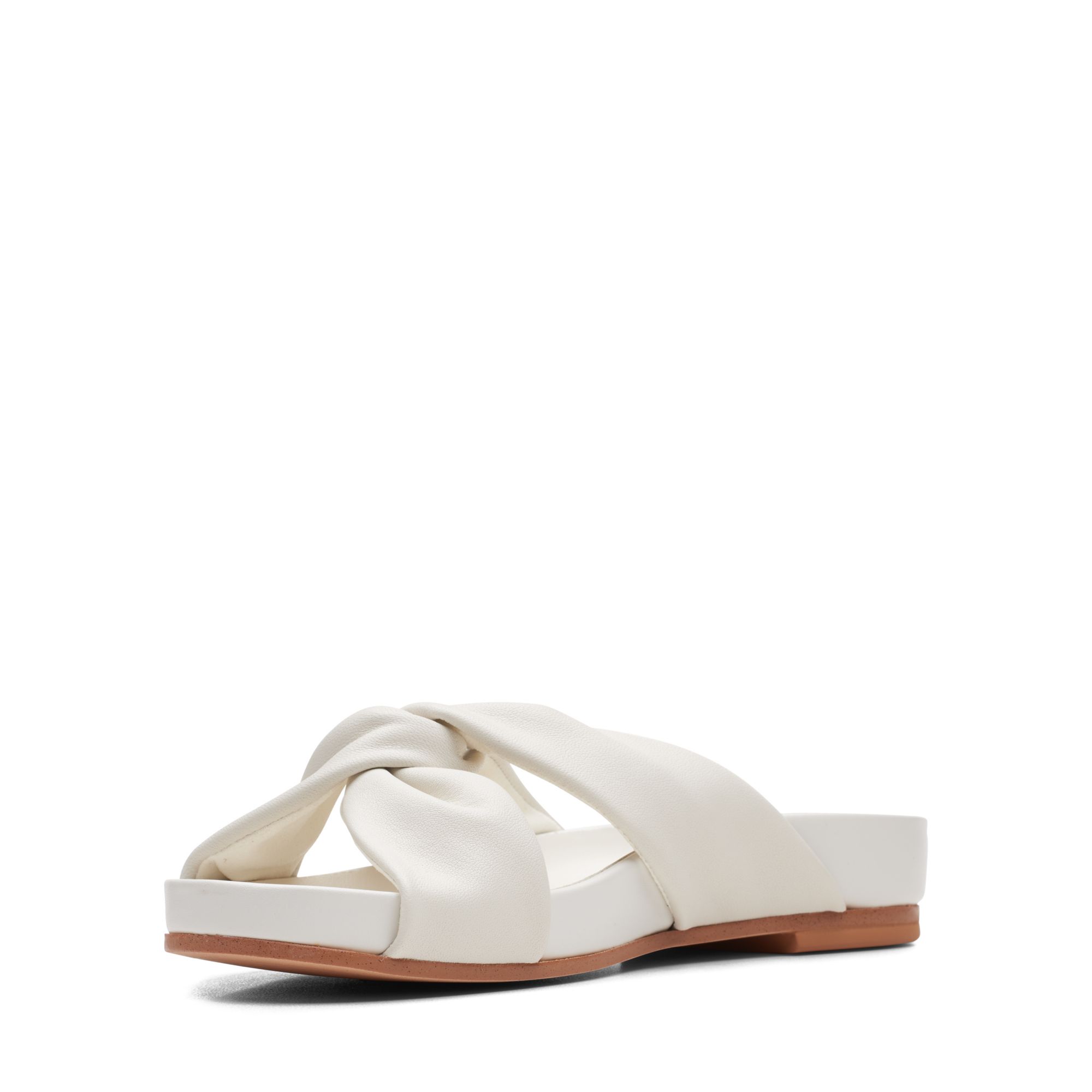 Women Sandals Pure Twist White Leather