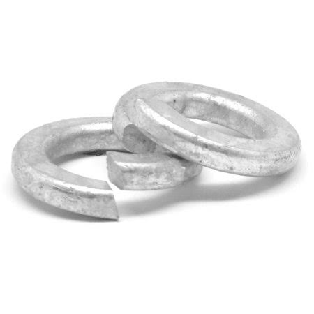 Asmc Industrial 1 1/2 inch Regular Split Lockwasher Medium Carbon Steel Hot Dip Galvanized Pk 150, Men's