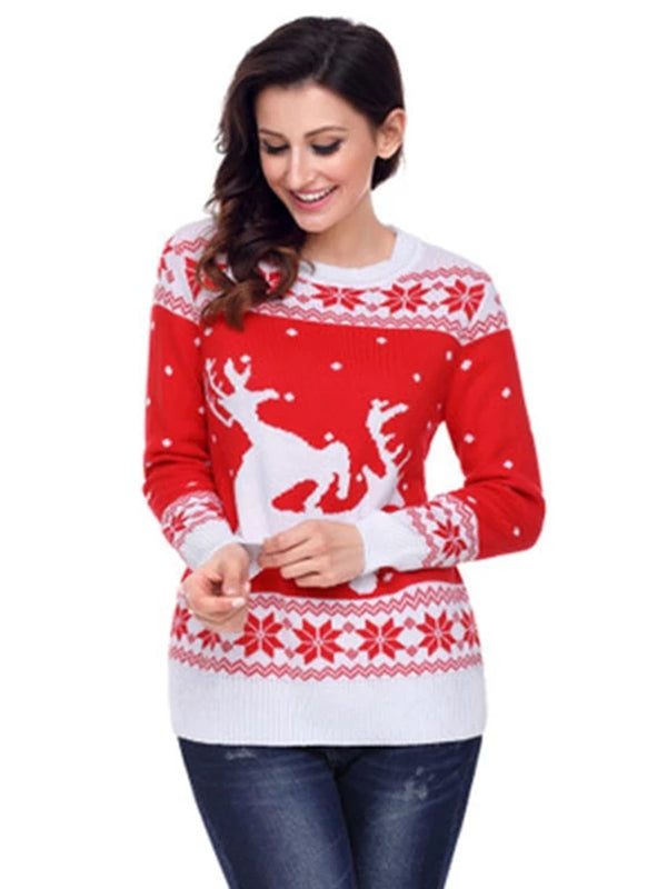 Oversize Cute Sweater Winter Pullover Christmas Jumper