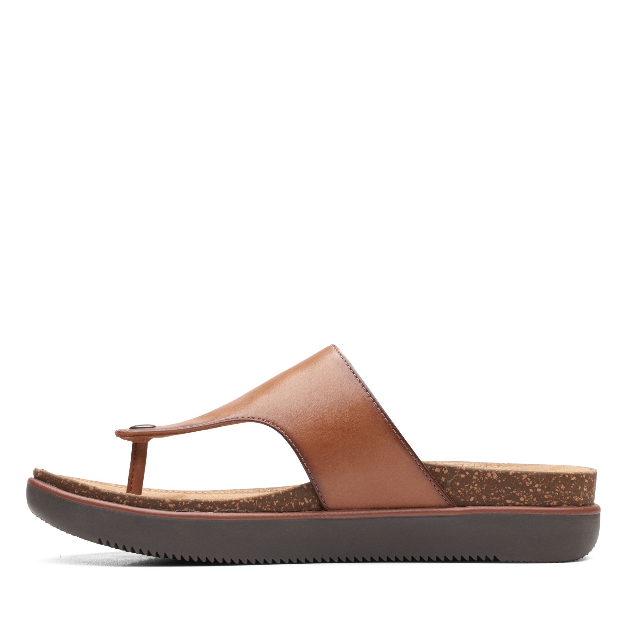 Women Sandals Elayne Step Dark Tan Lea