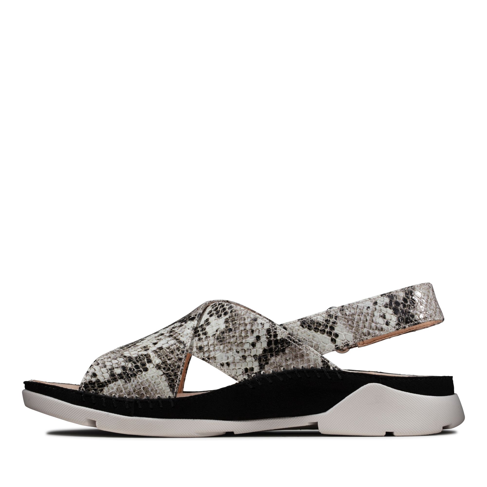 Women Sandals Tri Alexia Grey Snake