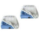 (2) COLEMAN Aerobed Kids Inflatable Camping Airbed Mattresses w/ Cover & Pump