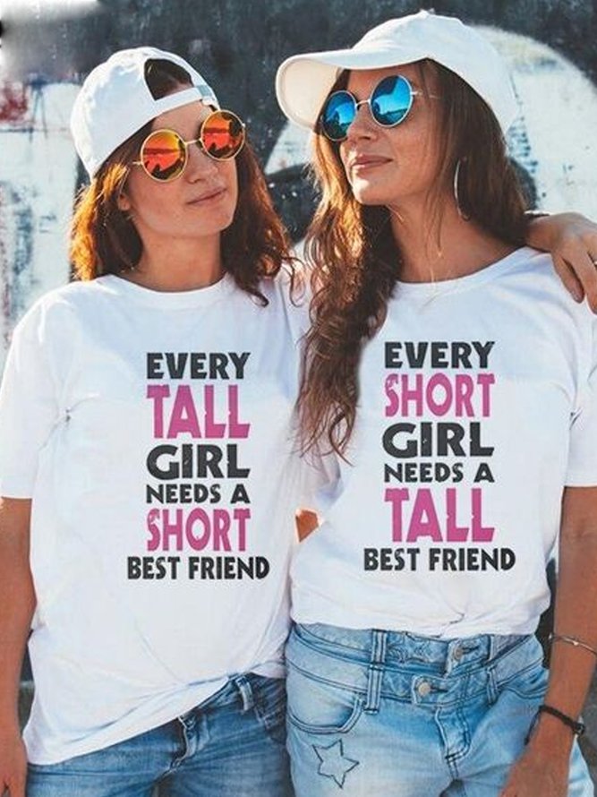 Best Friends Graphic Tee Shirt