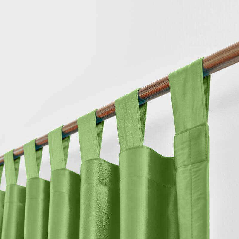 CUSTOM Lao Hang Zhou Green Polyester Cotton Thermal Insulated Curtain