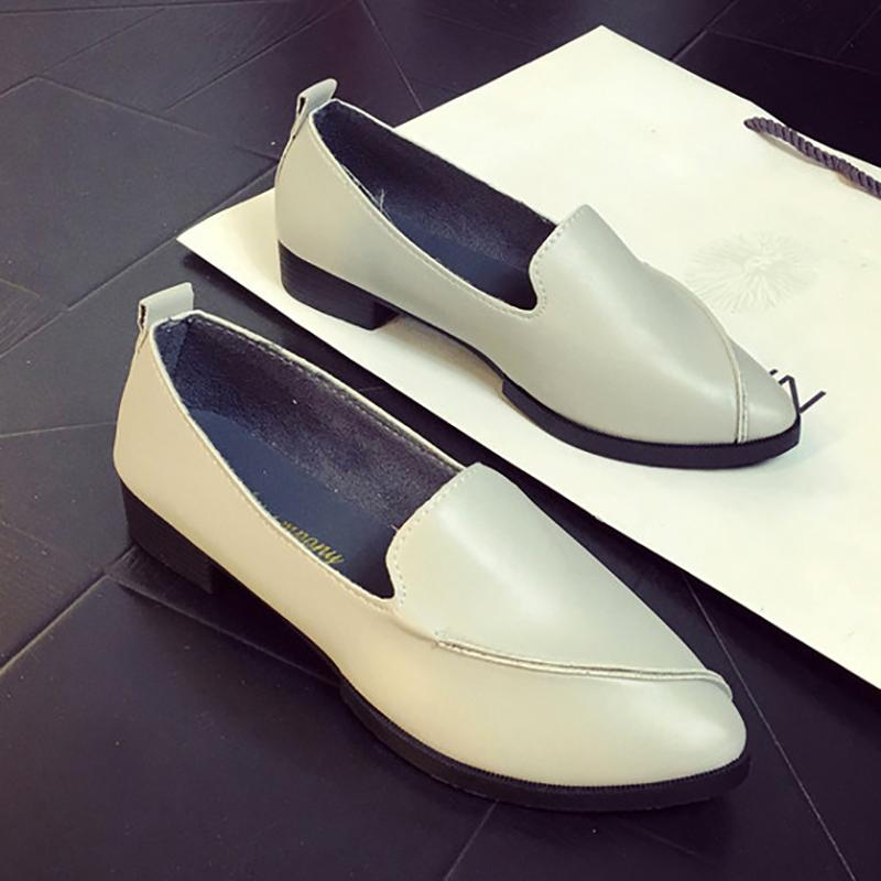 White Spring/Fall Loafer