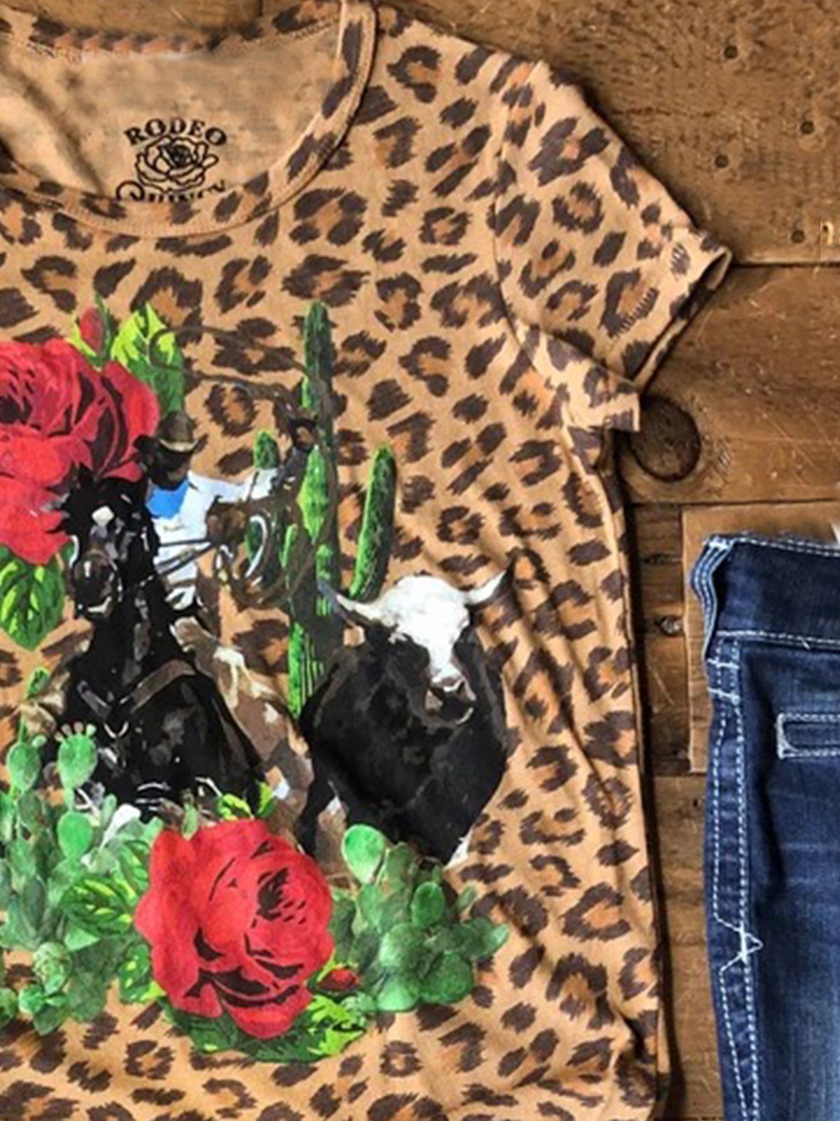 Plus Size Casual Vintage Short Sleeve Shirts & Tops