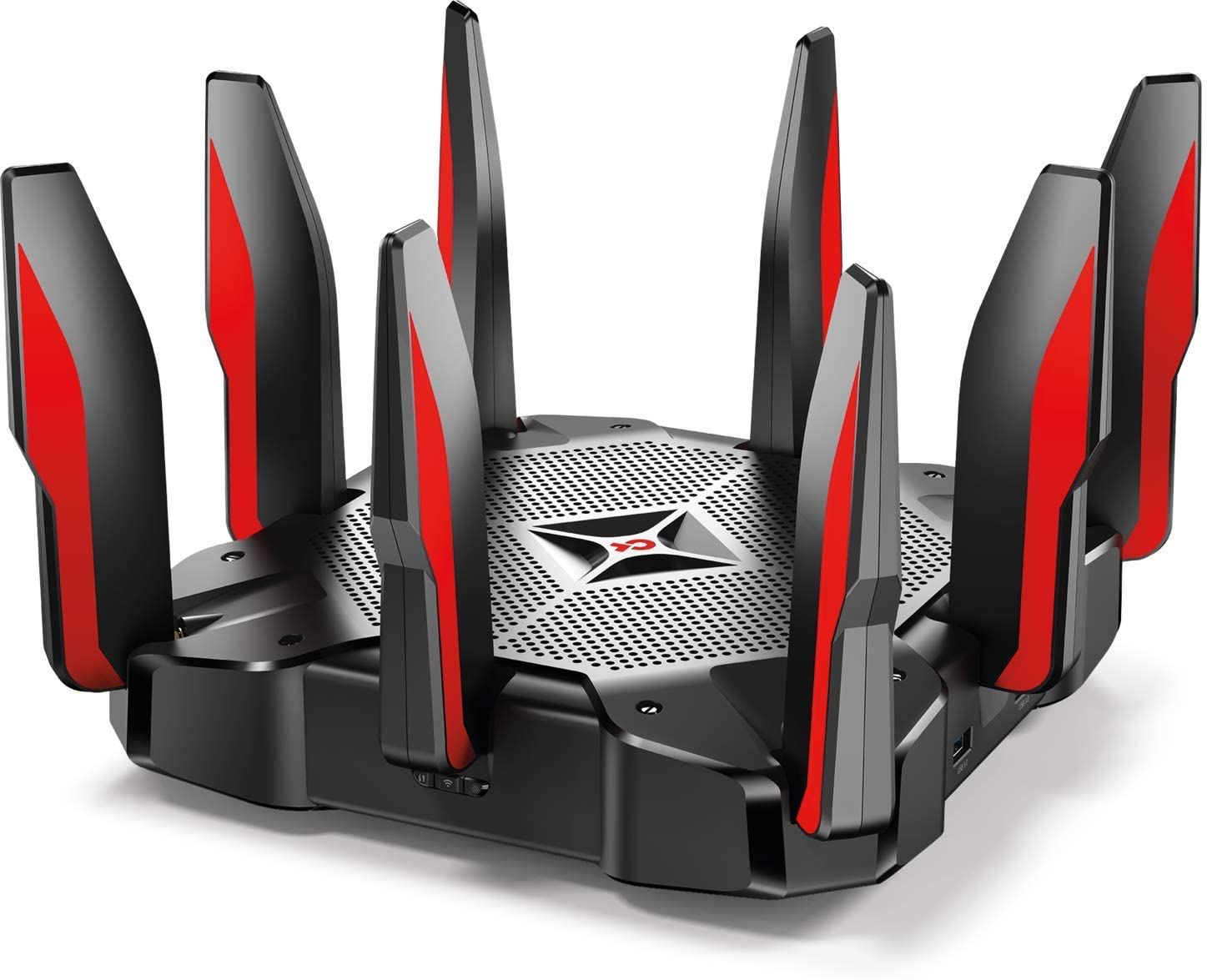 AC5400 Tri Band WiFi Gaming Wireless Router w/16GB Storage & Airtime Fairness