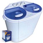 Tub Washing Machine w/Wash and Spin Cycle, Built-in Gravity Drain, 13lbs