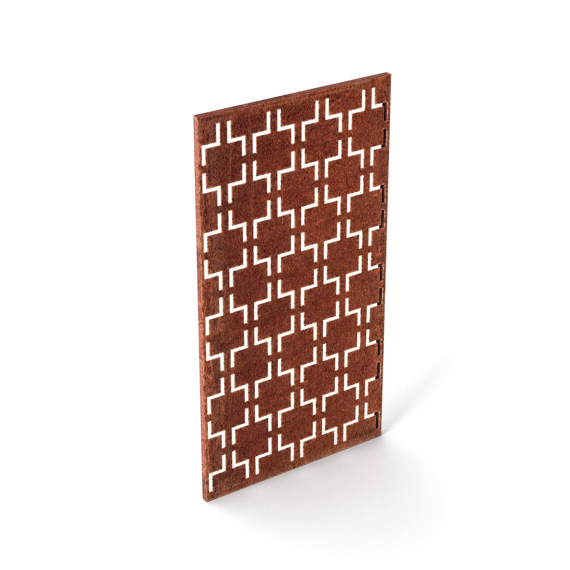 Veradek Corten Steel Screen Panel - Quadra