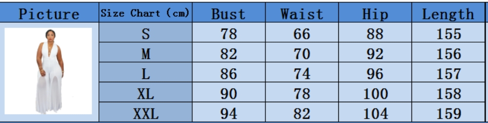 Sexy Plain Deep-V Wide Bottom Jumpsuit