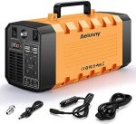 Aeiusny Portable Power Station, 288Wh/500W Solar Generator