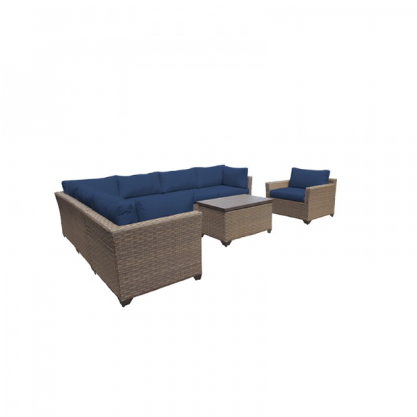 8 Piece Sectional Seating Group with Cushions