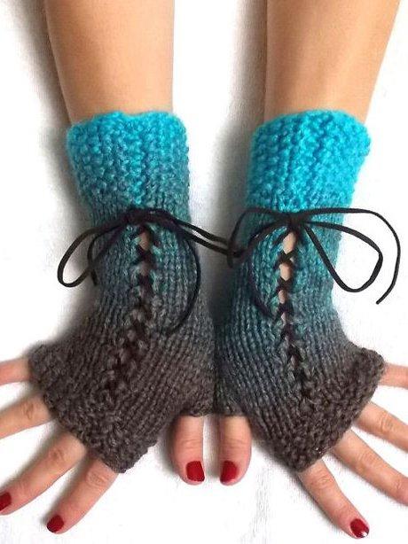 Orange Vintage Gloves & Mittens