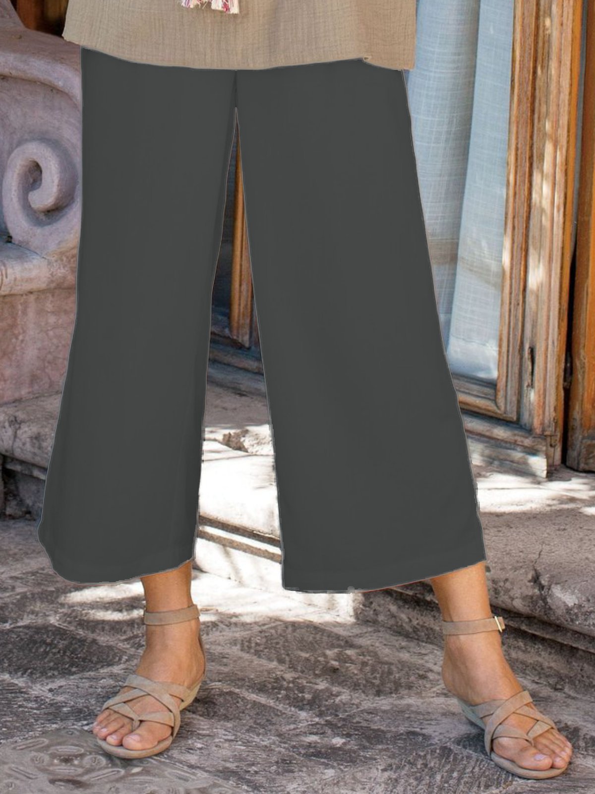 Casual Plain Pants
