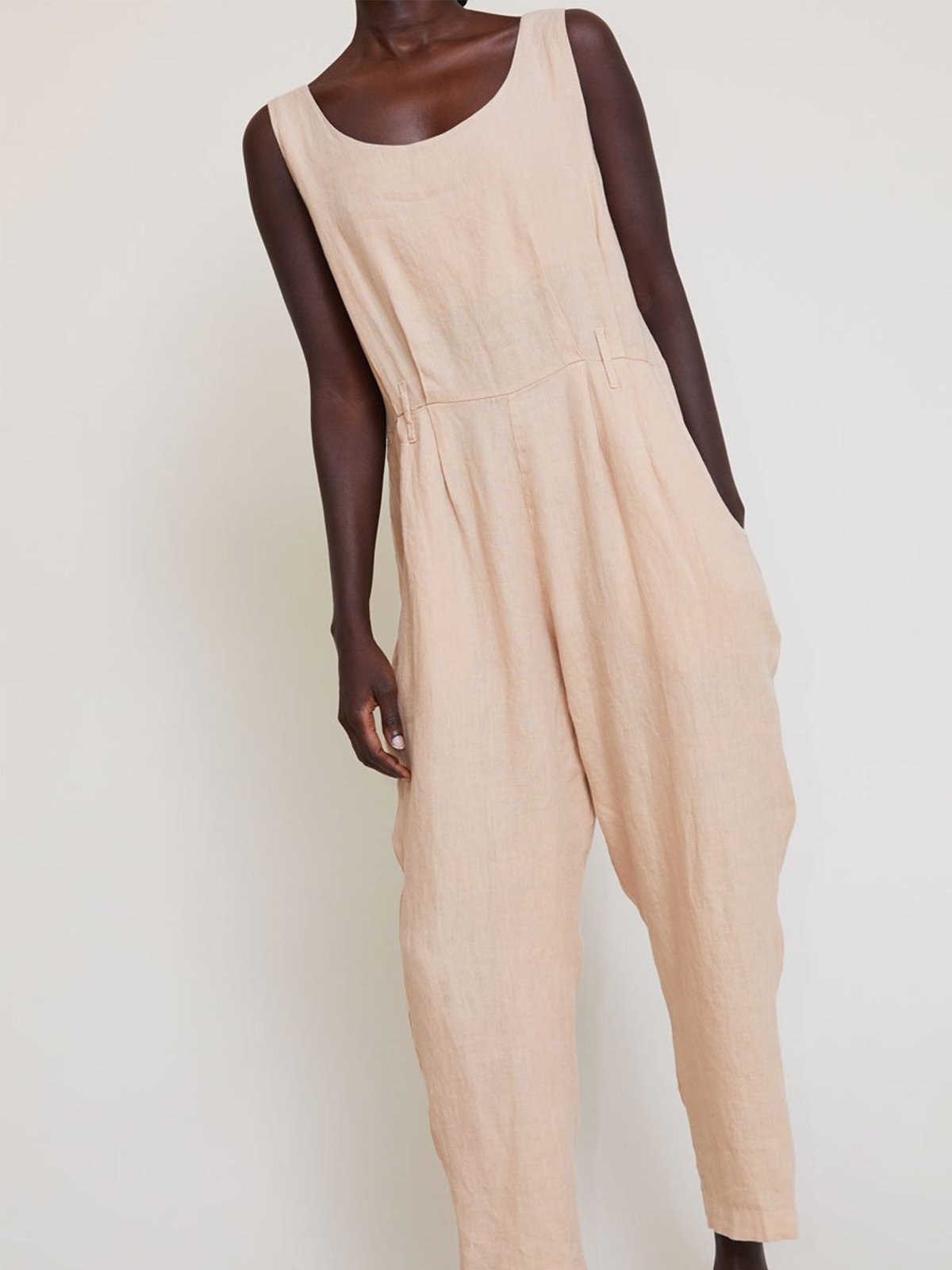 Pockets Boho Sleeveless Pants