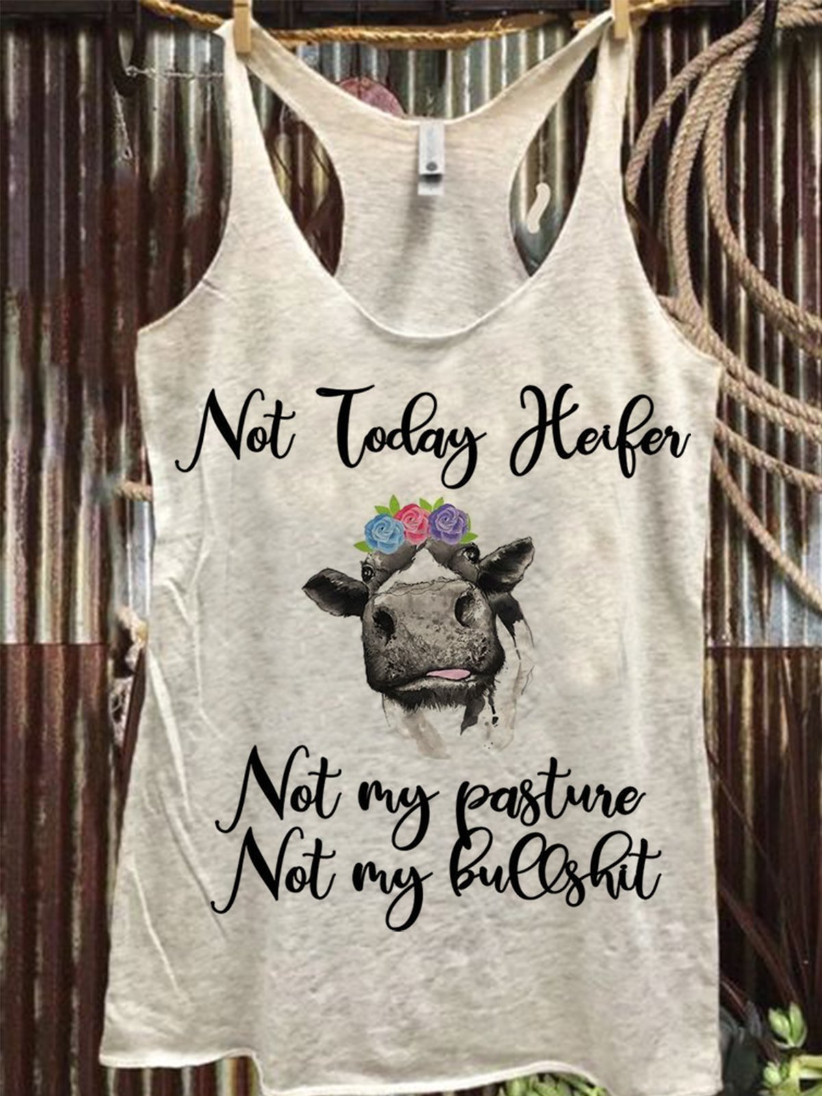 Creamy White Casual Sleeveless Plunging Neck Shirts & Tops