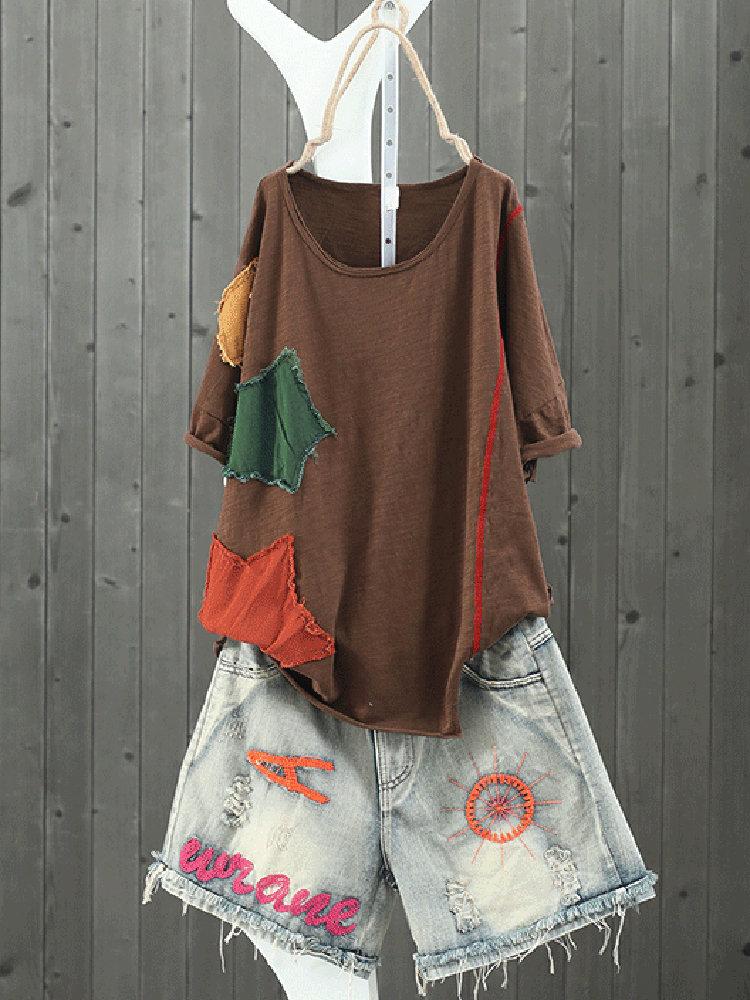 Floral Casual Short Sleeve Shirts & Tops