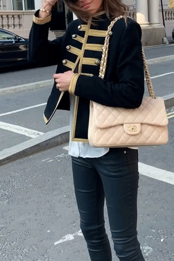 Women's Ethnic British Style Cardigan Coat