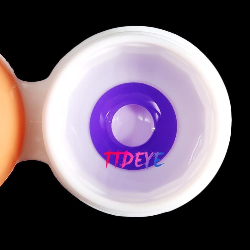 TTDeye Pure Purple Colored Contact Lenses
