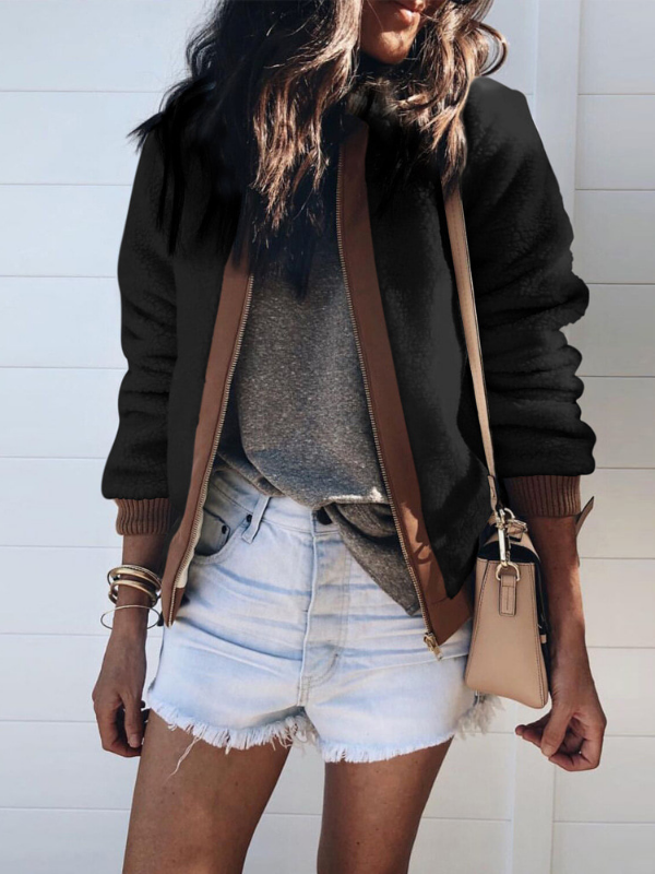 Long Sleeve Paneled Vintage Velvet Coat